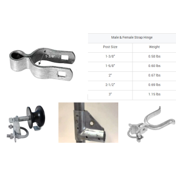 Metal fence accessories screws